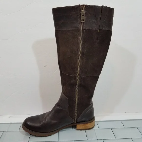 Timberland Bethel Heights Brown Leather Boots 6.5 - Picture 5 of 14